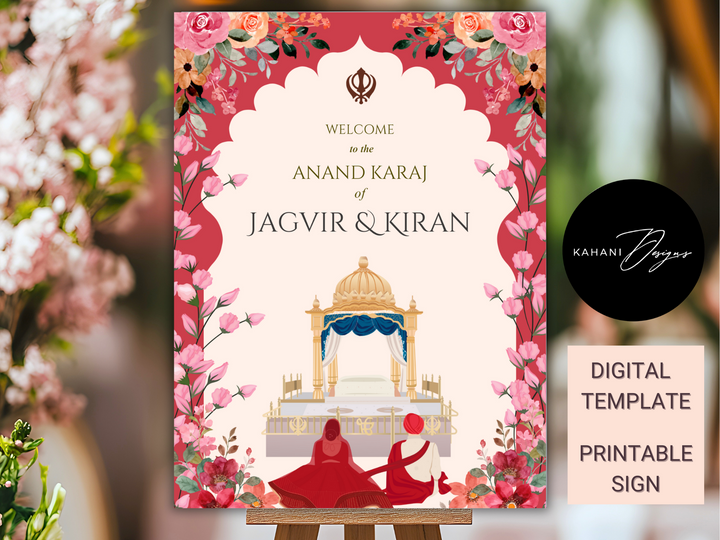 Anand Karaj Welcome Sign - Eternal Union