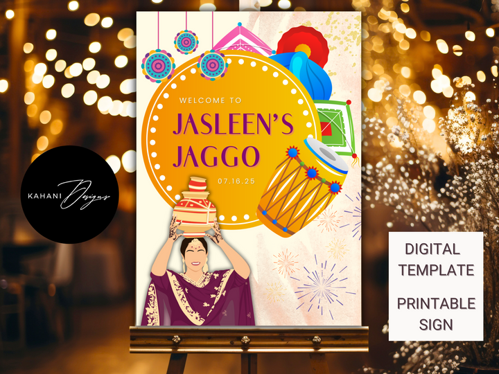 Jaggo Welcome Sign - Festive Spirit