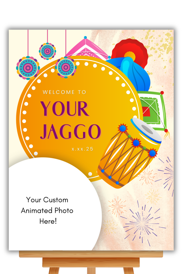 Custom Jaggo Sign - Festive Spirit