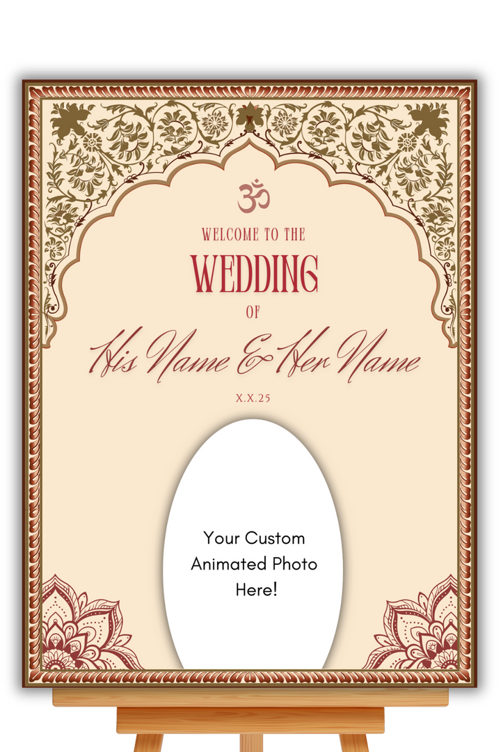 Custom Wedding Sign - Divine Fusion
